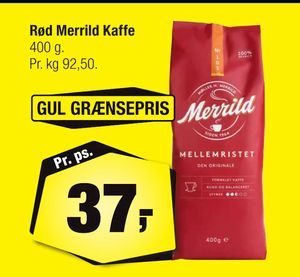 Rød Merrild Kaffe
