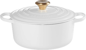 Signature Gryde 24 cm/4,2 L, White (Le Creuset)