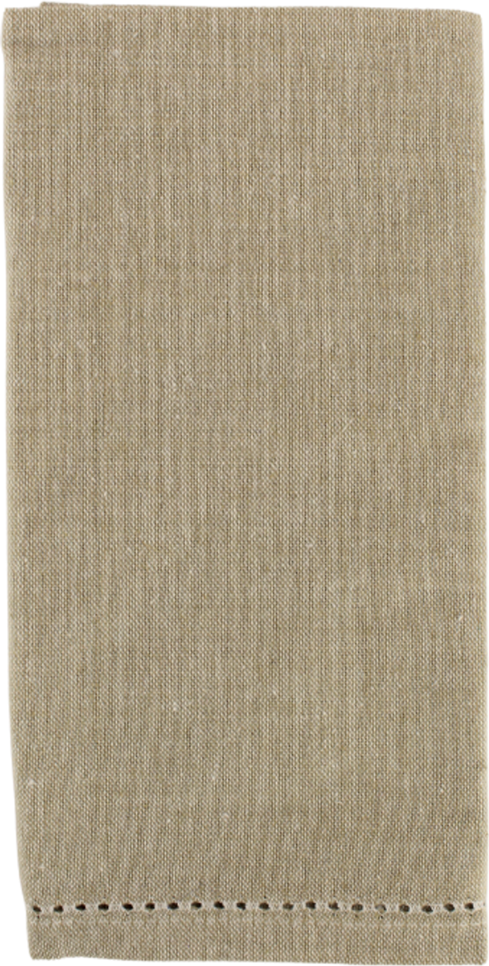 Tilbud på Stofserviet m. Hulsøm i Beige - 100% bomuld (45x45cm.) fra Basic & More til 19 kr.