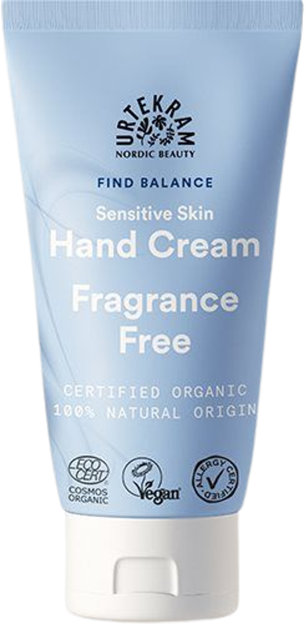 Tilbud på Håndcreme Fragrance Free (Urtekram) fra Helsam til 43,95 kr.