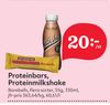 Proteinbars, Proteinmilkshake