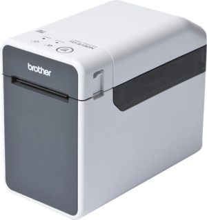 Brother TD-2135N - Etiketprinter - direkte termisk - Rulle (6,3 cm) - 300 dpi - op til 152.4 mm/sek. - USB 2.0, LAN, seriel, USB vært