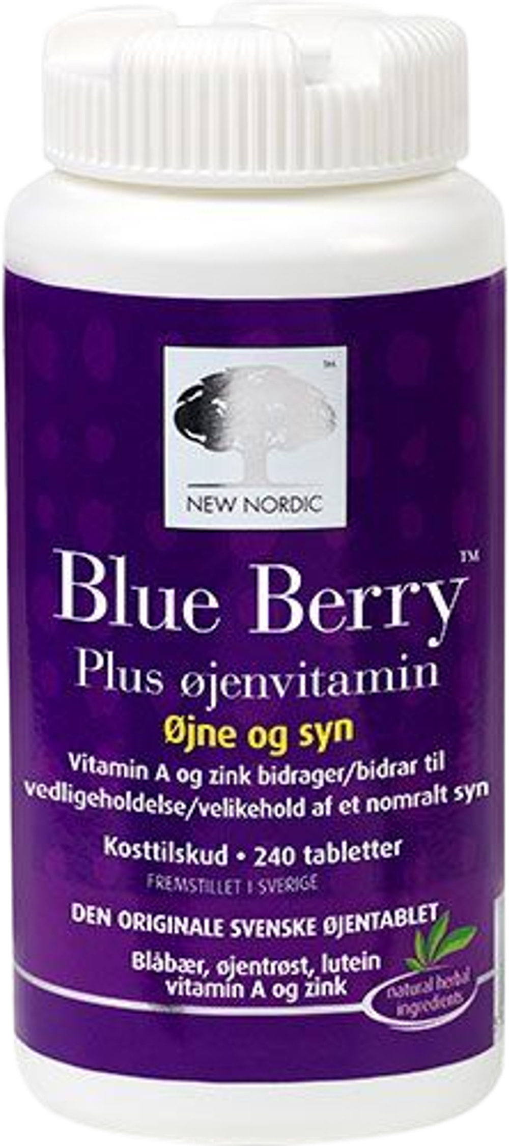 Tilbud på Blue Berry plus øjenvitamin (New Nordic) fra Helsam til 449 kr.