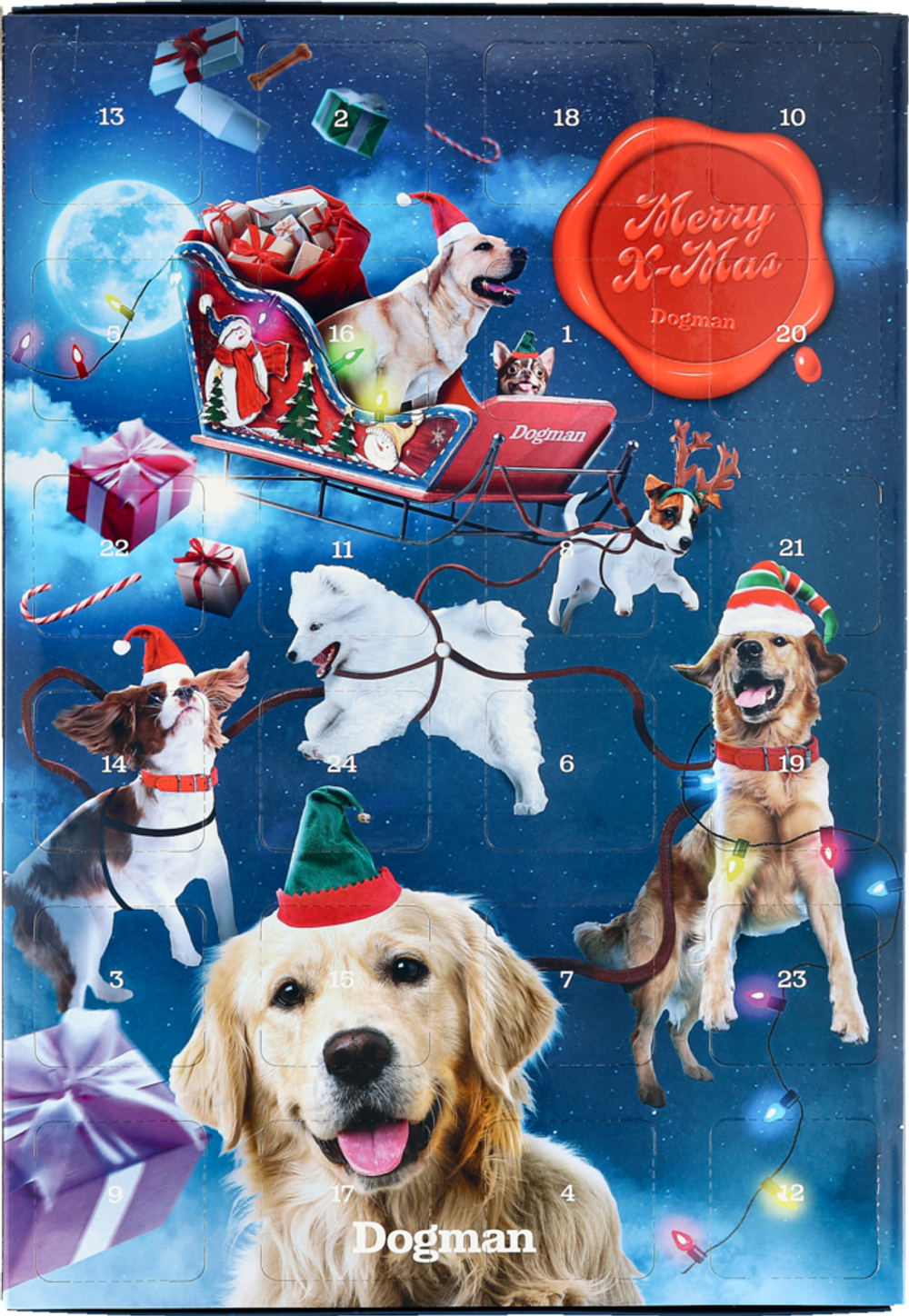 Tilbud på X-mas Kalender Hund fra Fleggaard til 49,99 kr.