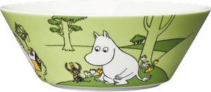 Moomin Arabia Mumitrold skål grøn 15 cm