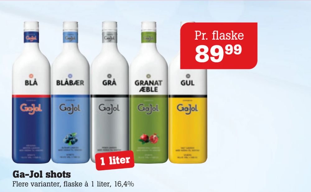 Tilbud på Ga-Jol shots fra Poetzsch Padborg til 89,99 kr.