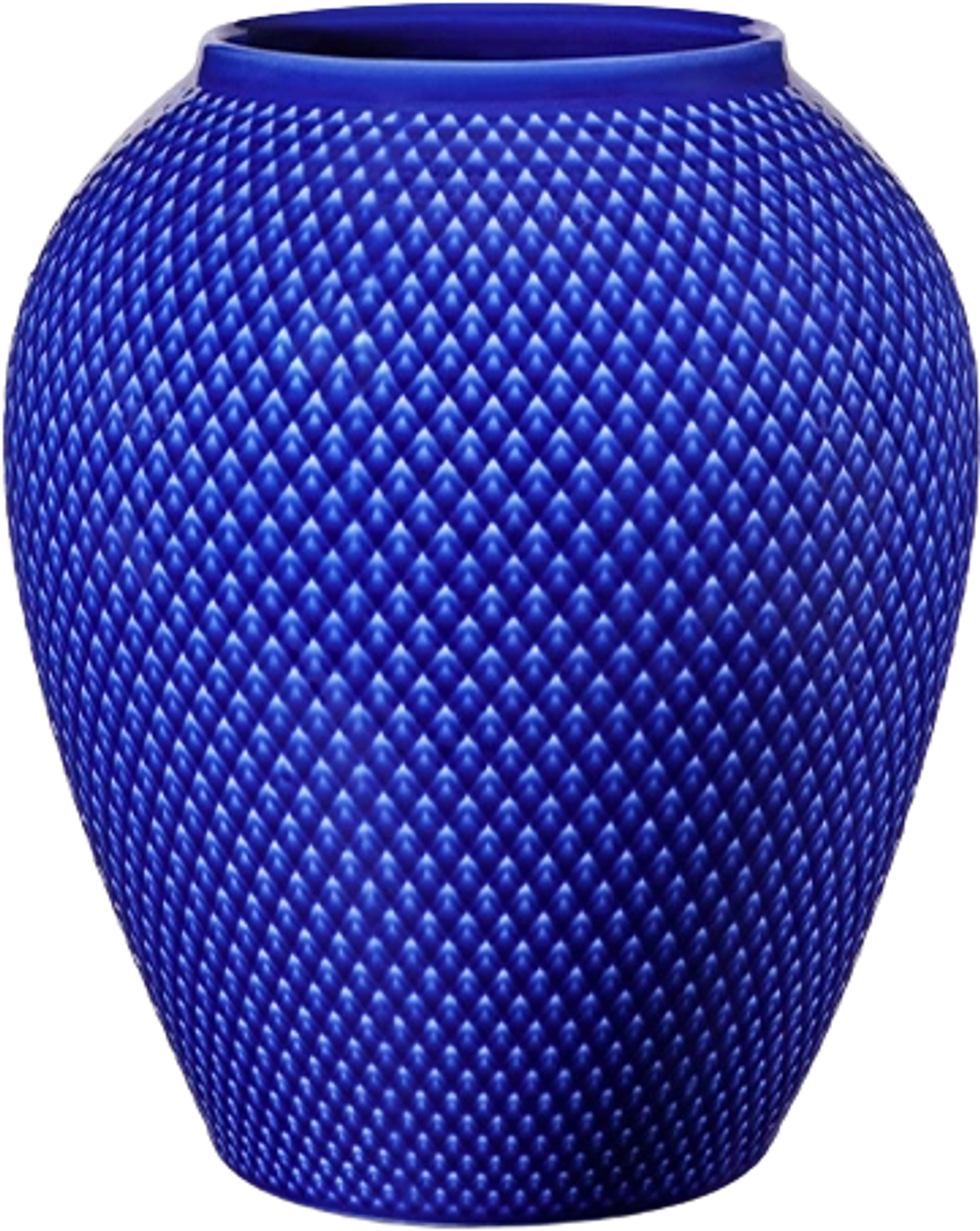 Tilbud på Rhombe Color vase mørk blå H16,5 cm (Lyngby Porcelæn) fra Kop & Kande til 599,95 kr.