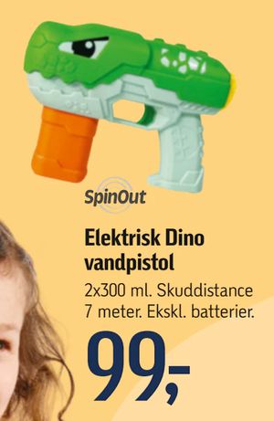 Elektrisk Dino vandpistol