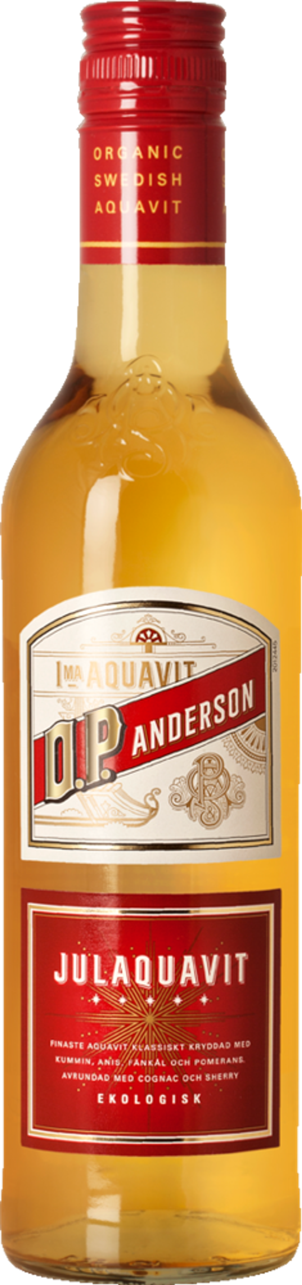 Tilbud på O.P. Anderson Juleakvavit 2024 fra Fleggaard til 119,99 kr.