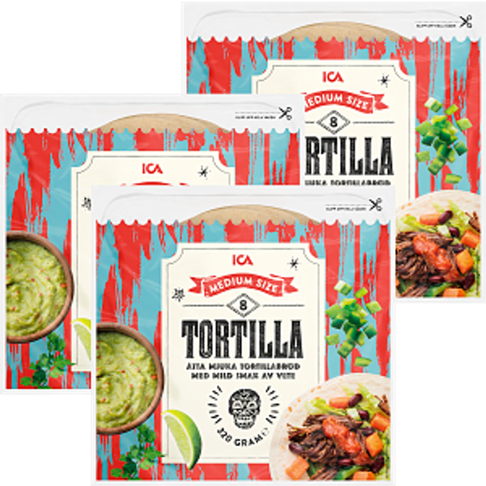 Erbjudanden på Vetetortillas från ICA Supermarket för 30 kr