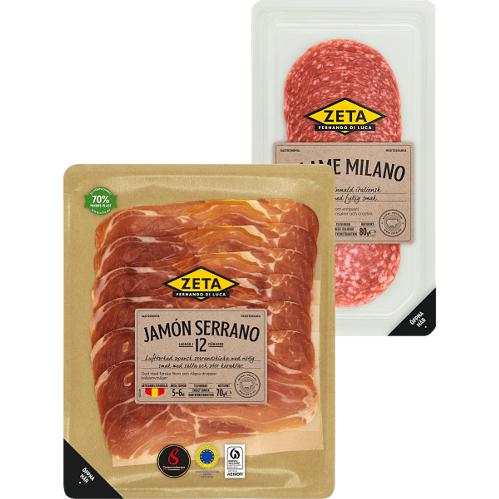 Erbjudanden på Salami, Serrano, Prosciutto crudo från ICA Supermarket för 45 kr