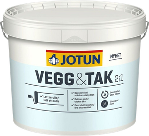 Maling Jotun Vegg Og Tak Hvit/A-Base 9L (JOTUN)