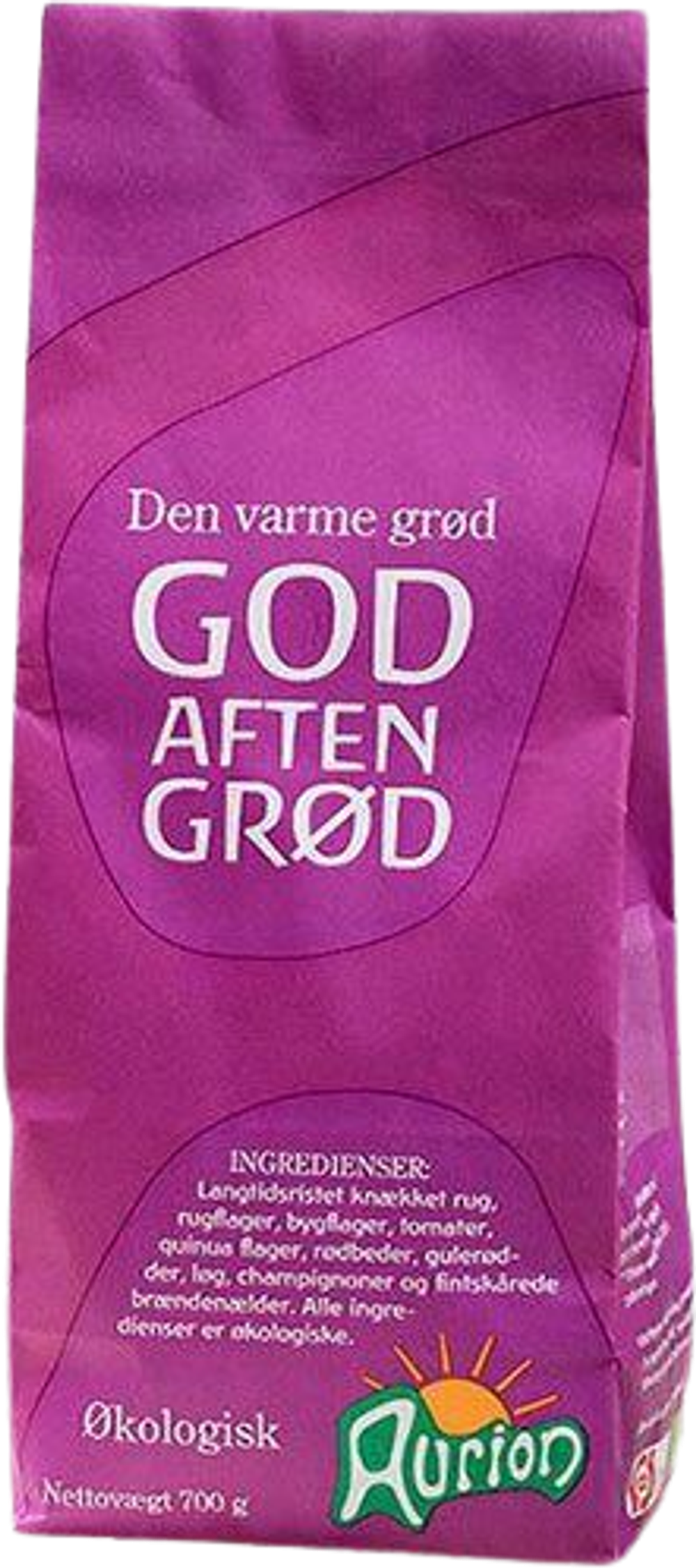 Tilbud på Godaften grød Øko (Aurion) fra Helsam til 66 kr.