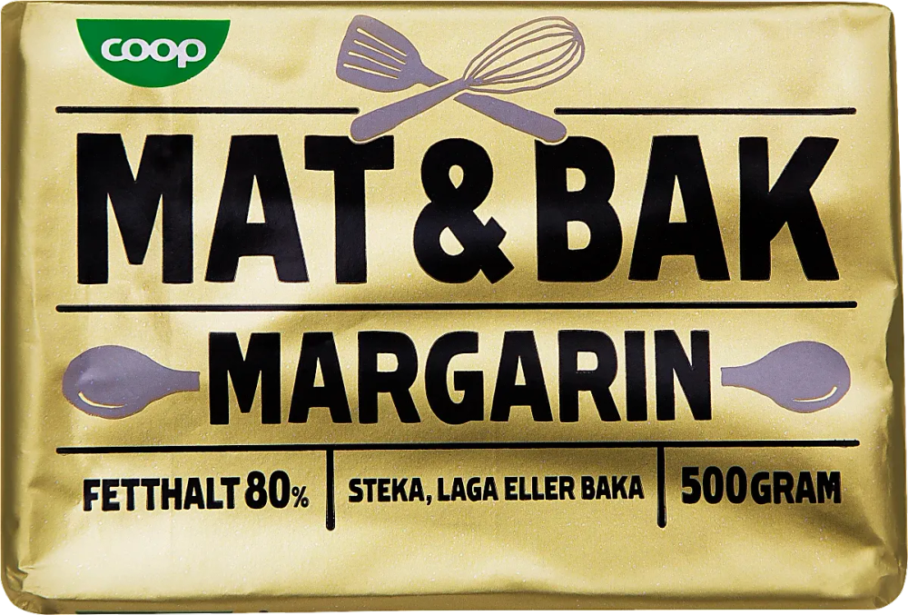 Erbjudanden på Mat- & Bakmargarin (Coop) från Coop X:-TRA för 15 kr