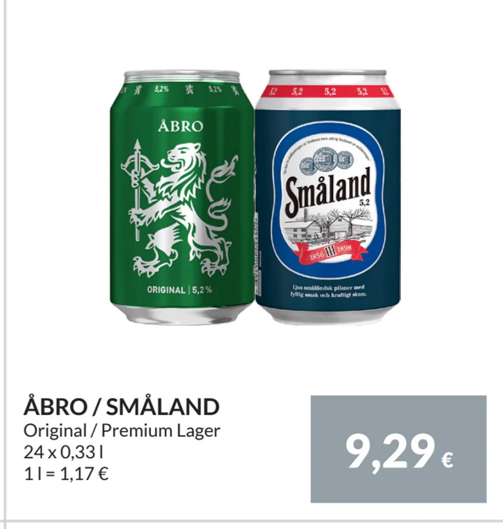 Erbjudanden på ÅBRO / SMÅLAND från Nielsen Scan-Shop för 9,29 €