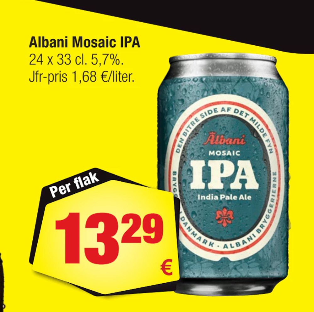Erbjudanden på Albani Mosaic IPA från Calle för 13,29 €
