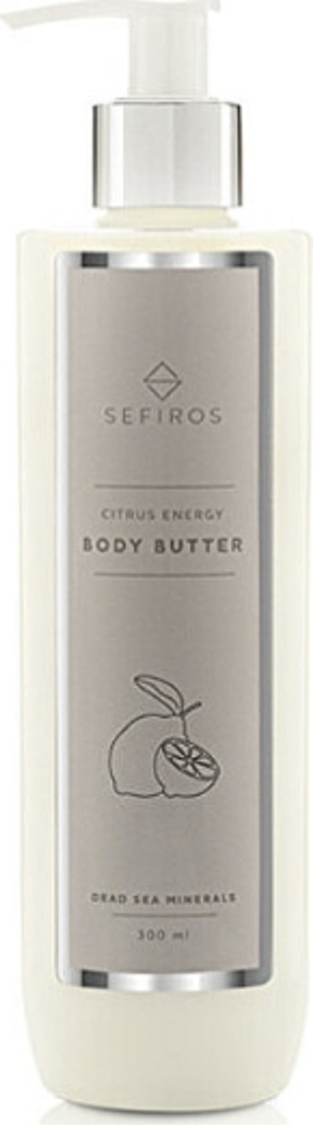 Tilbud på Sefiros  Citrus energy body butter with minerals - 300 ml fra ComputerSalg til 156 kr.