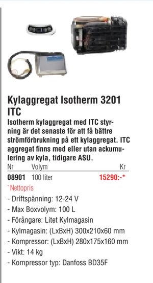 Kylaggregat Isotherm 3201 ITC