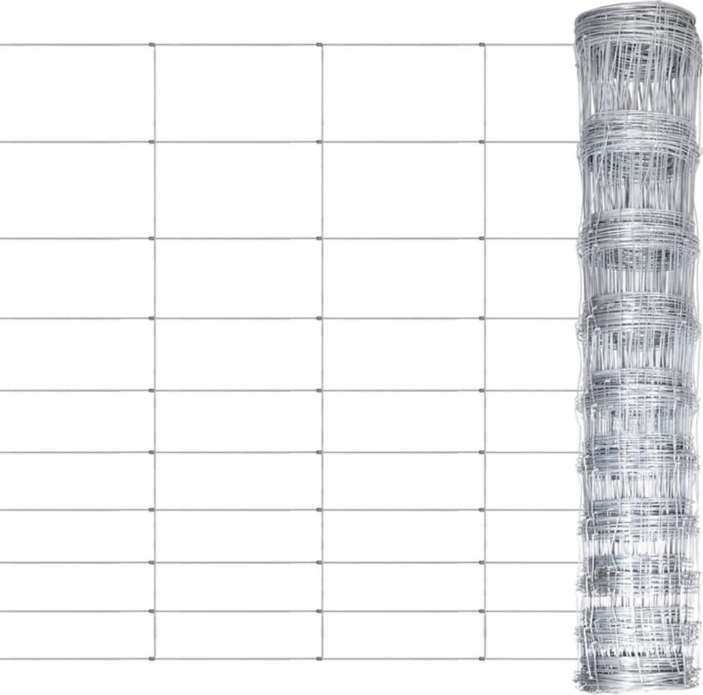 Erbjudanden på vidaXL Fårstängsel galvaniserat stål 50x1,2 m silver från vidaXL.se för 817 kr