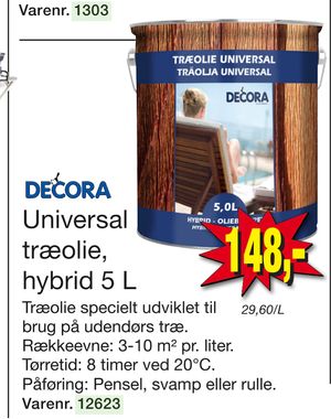 Universal træolie, hybrid 5 L