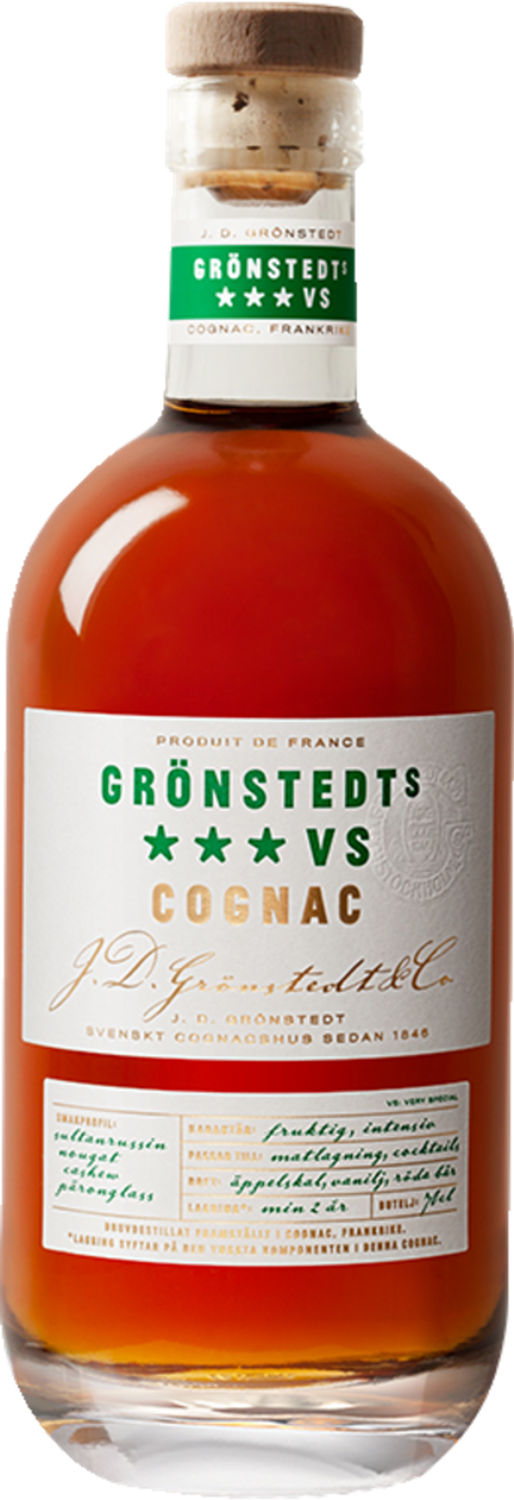 Erbjudanden på Grönstedts Cognac VS från Fleggaard för 22,82 €