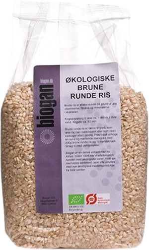 Brune ris runde Øko (Biogan)