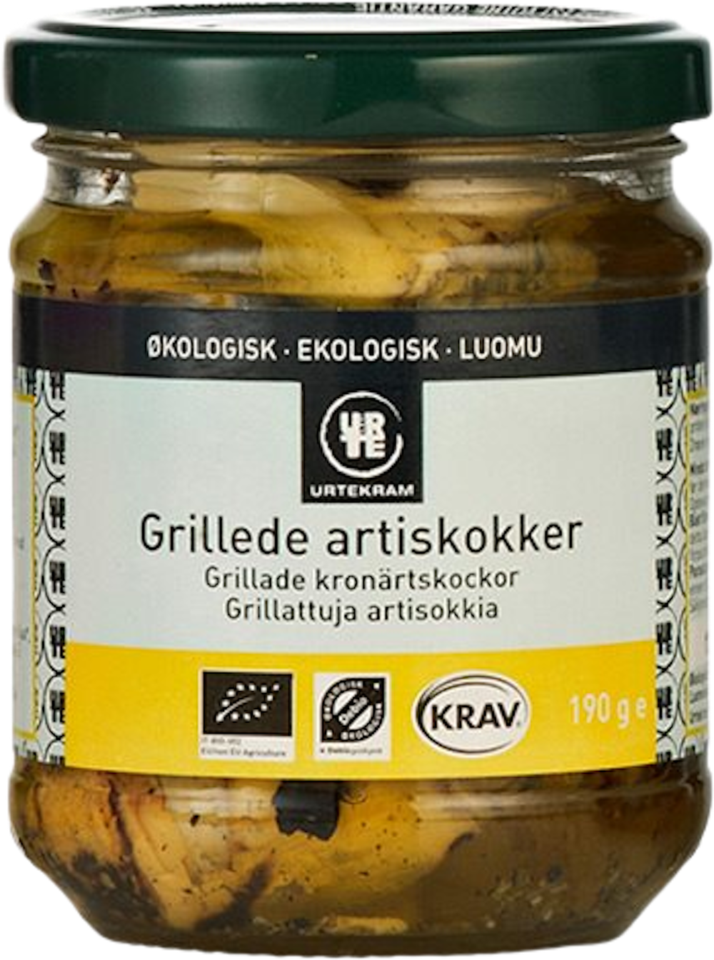 Tilbud på Artiskokker grillede i olie Øko (Urtekram) fra Helsam til 38,95 kr.