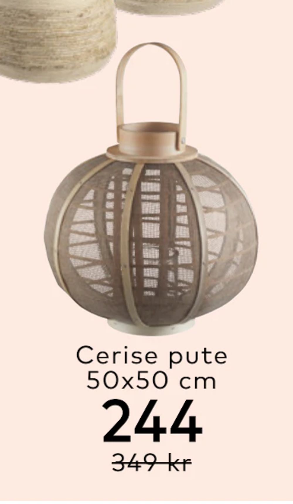 Tilbud på Cerise pute 50x50 cm fra Skeidar til 244 kr
