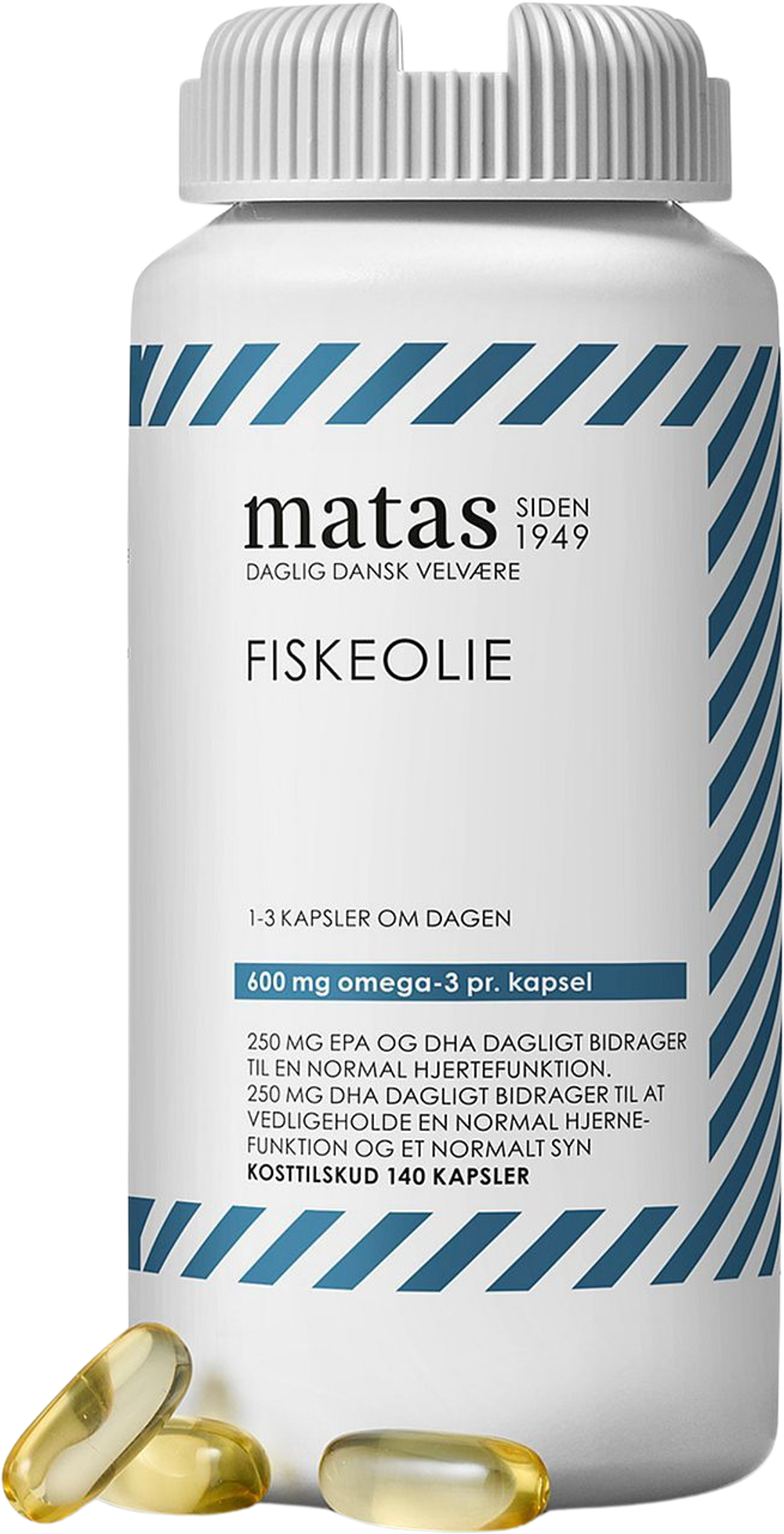 Tilbud på Matas Striber Fiskeolie fra Matas til 174,95 kr.