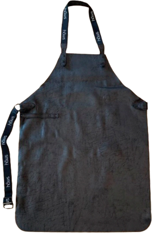 Hâws læderforklæde i genbrugslæder sort (Haws)