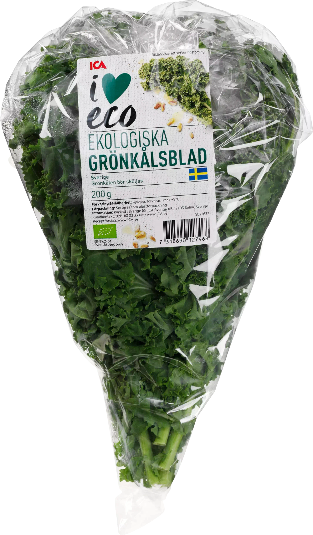 Erbjudanden på Grönkål Ekologisk ICA Klass 1 (ICA I love eco) från ICA Supermarket för 20 kr