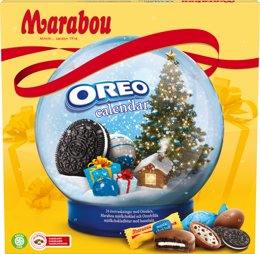 Tilbud på Marabou Oreo Julekalender fra Fleggaard til 69,99 kr.