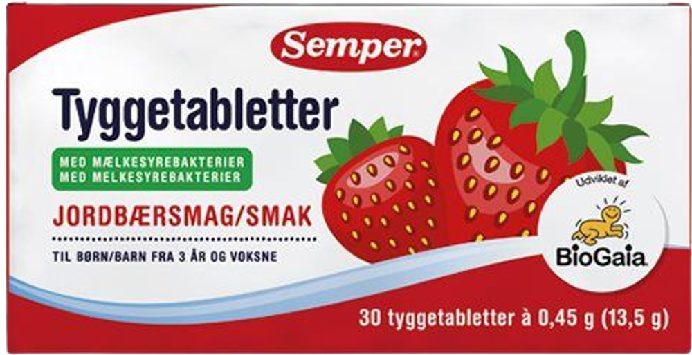 Tilbud på tyggetabletter 30 stk (Semper) fra Helsam til 149,95 kr.