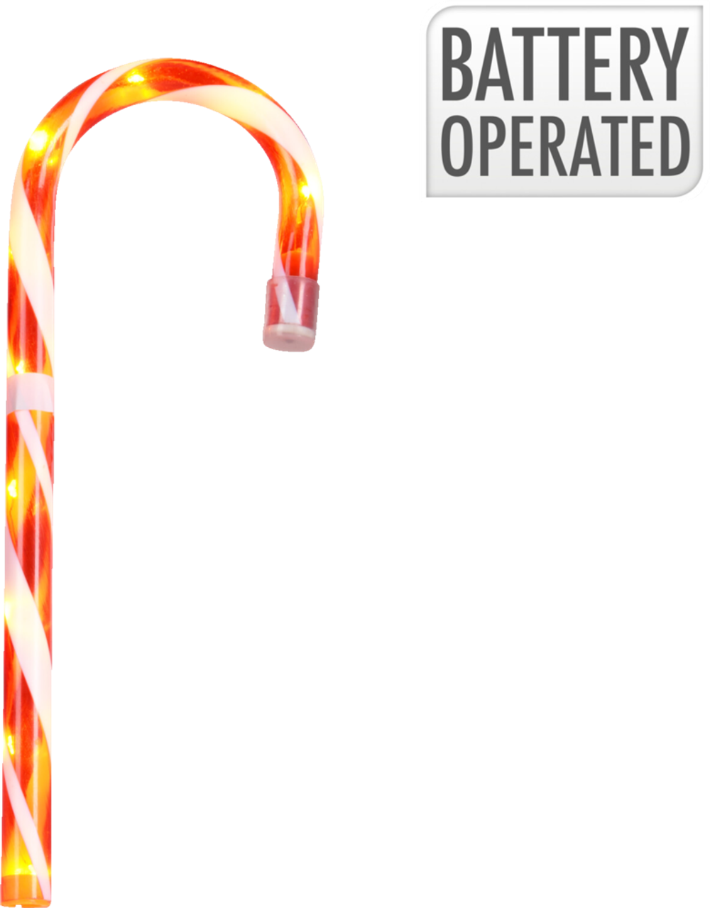 Tilbud på Candy Cane LED 45 cm Rød Hvid fra Fleggaard til 19,99 kr.