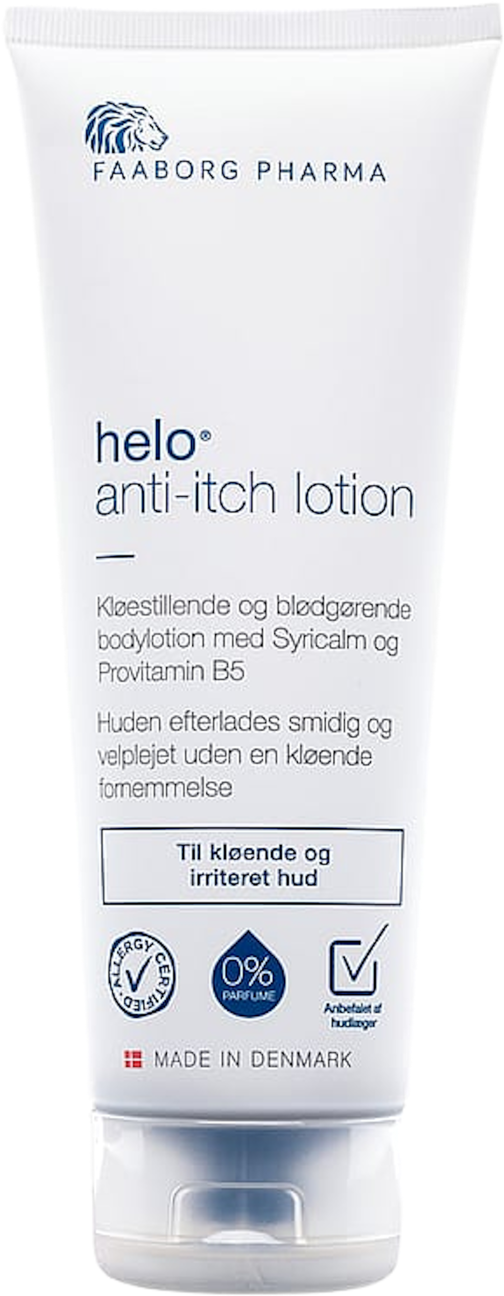 Tilbud på Faaborg Pharma helo® anti-itch lotion 250 ml fra Matas til 134,95 kr.