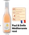 Paul & Emile Méditerranée rosé
