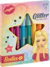 Fiberpennor med glitter 8-pack (Besties)