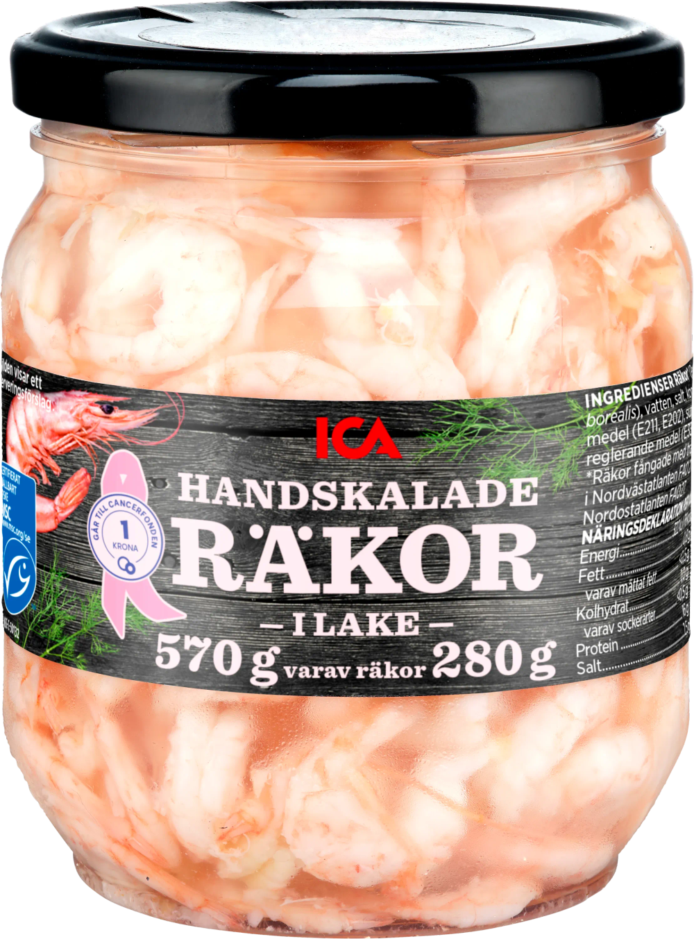 Erbjudanden på Handskalade räkor (ICA) från ICA Supermarket för 79 kr