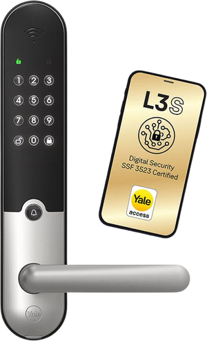 Yale Doorman L3S Keytag+ Borstad Stål (YALE)