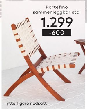 Portefino sammenleggbar stol