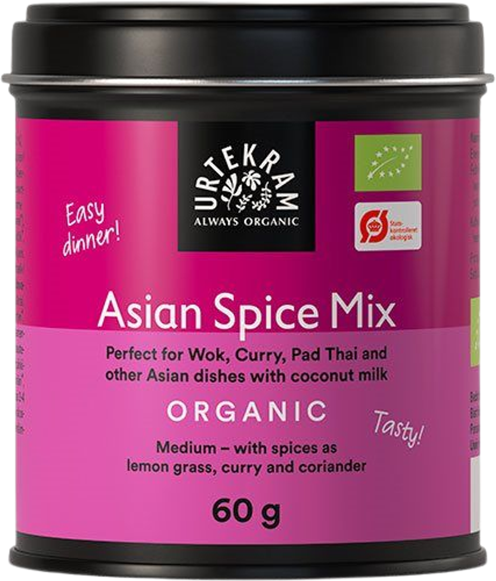 Tilbud på Asian Spice Mix Øko (Urtekram) fra Helsam til 25,95 kr.