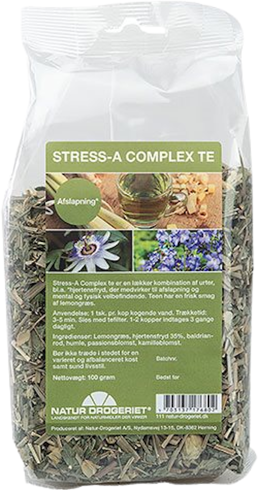 Tilbud på Stress-A complex te (Natur-Drogeriet) fra Helsam til 43,95 kr.