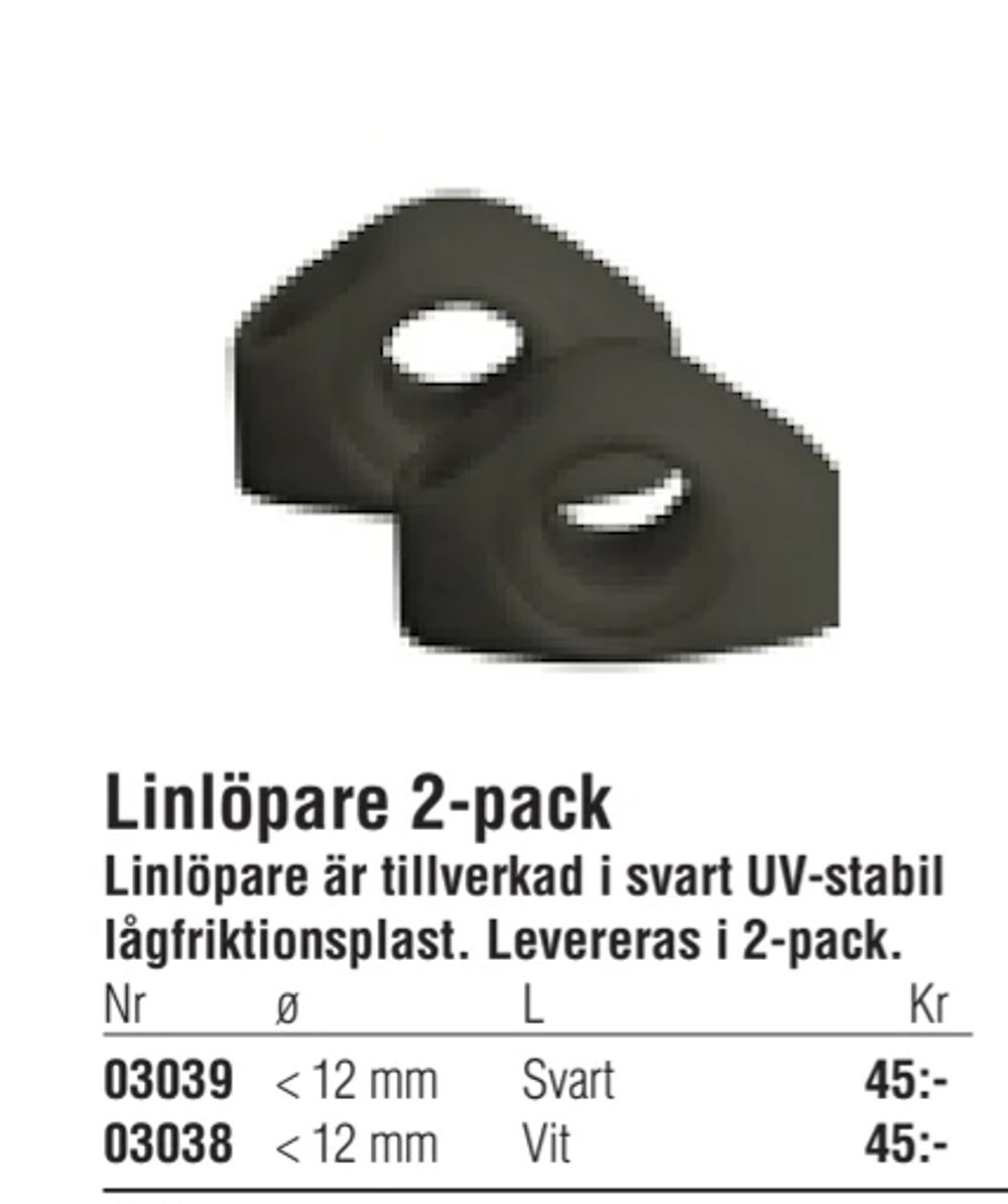 Erbjudanden på Linlöpare 2-pack från Erlandsons Brygga för 45 kr