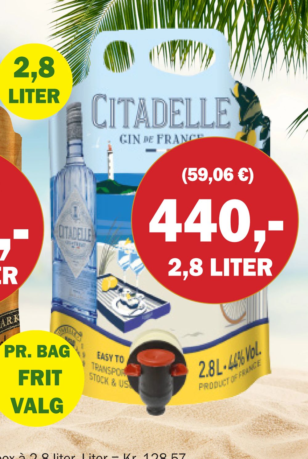Tilbud på Citadelle Gin fra Købmandsgården til 440 kr.