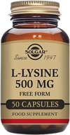 L-Lysin aminosyre 500 mg (Solgar)