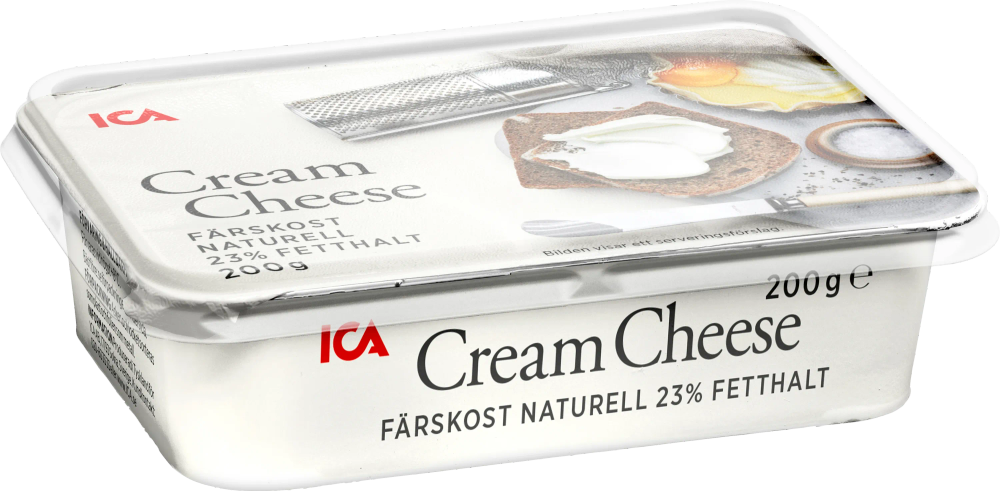 Erbjudanden på Cream cheese Naturell (ICA) från ICA Supermarket för 15 kr