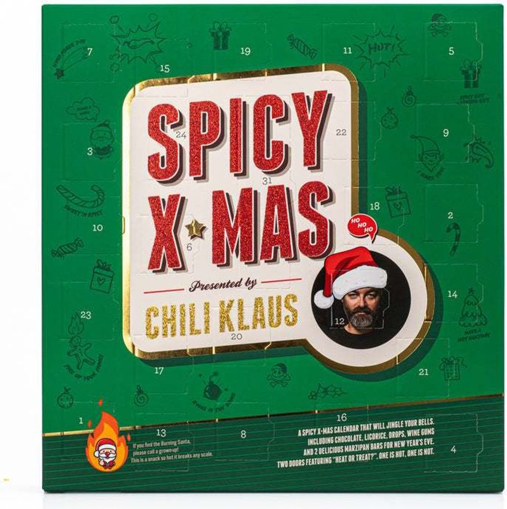 Tilbud på Chili Klaus Spicy X-mas Julekalender 2024 fra ComputerSalg til 395 kr.