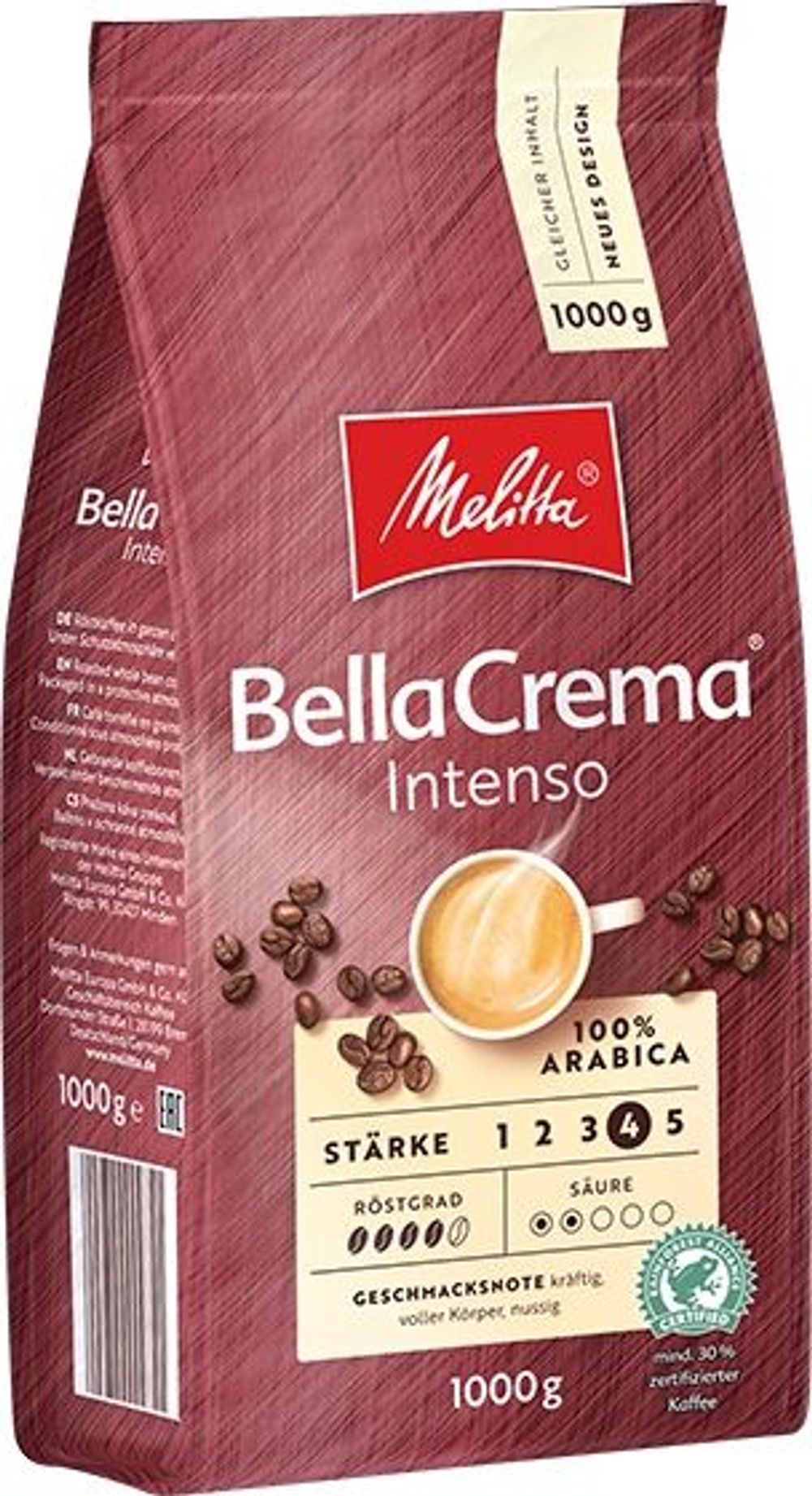 Tilbud på Melitta BellaCrema Intenso Kaffebønner - 1000 g. fra ComputerSalg til 140 kr.