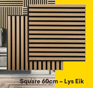Square 60cm – Lys Eik