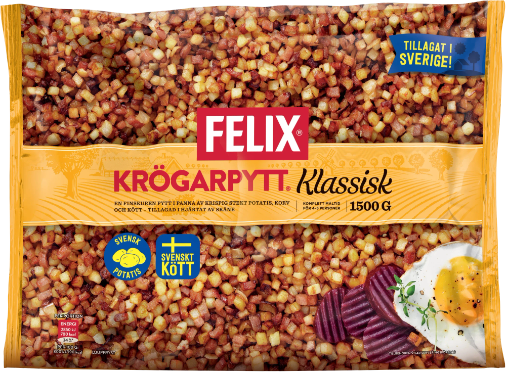 Erbjudanden på Fryst krögarpytt (Felix) från ICA Maxi Stormarknad för 79,90 kr